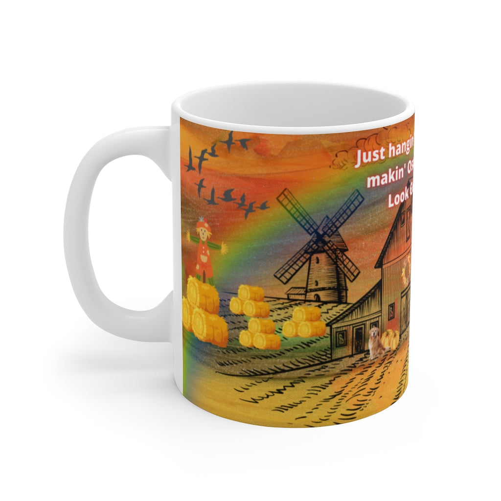 MAKIN' OSTOMIES LOOK GOOD White Ceramic Mug