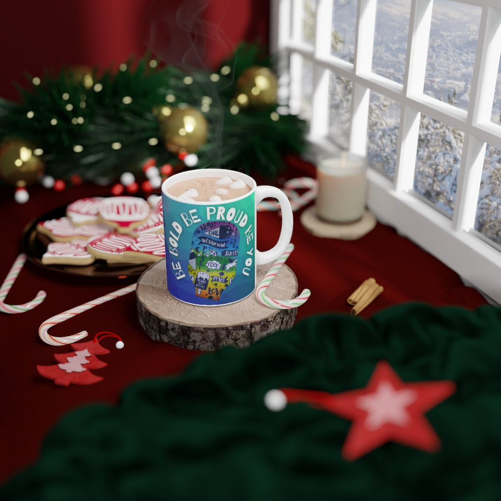 NORMAL IS BORING White Ceramic Mug