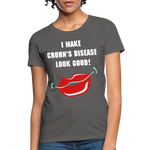 Women's T-Shirt Crohn's Disease Awareness - charcoal