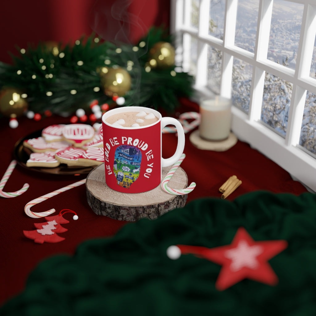 NORMAL IS BORING White Ceramic Mug