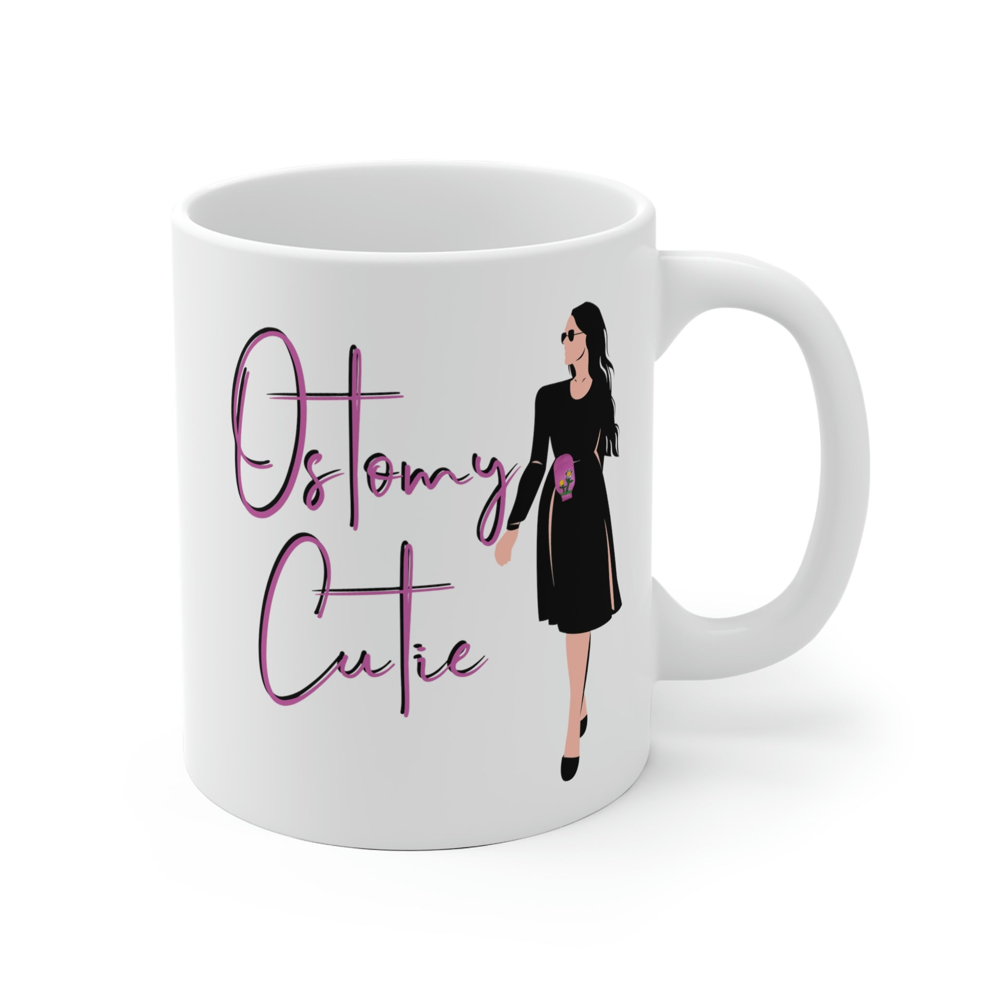 OSTOMY CUTIE White Ceramic Mug