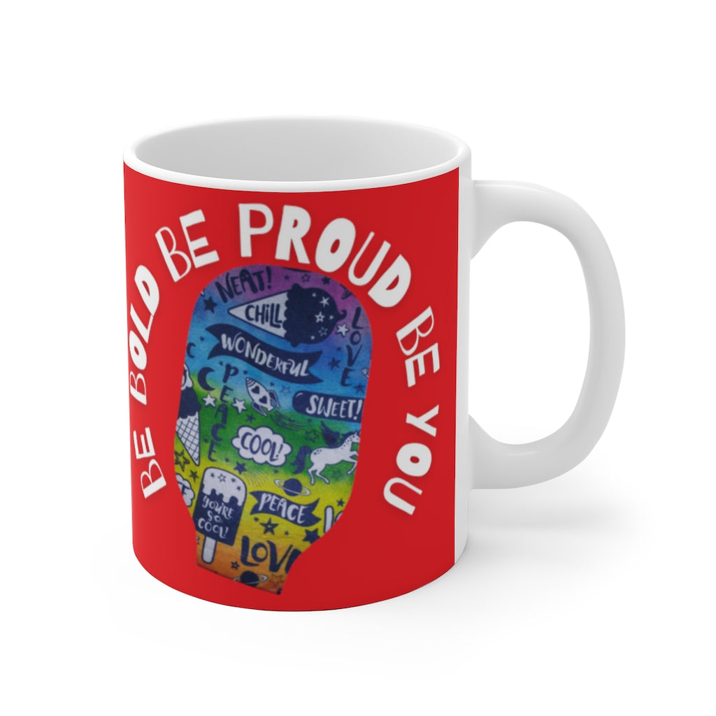 NORMAL IS BORING White Ceramic Mug