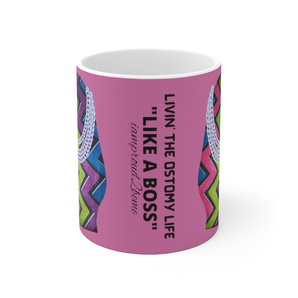 LIKE A BOSS White Ceramic Mug