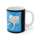 OSTOMY HEART LOVE White Ceramic Mug (valentines)