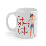 OSTOMY CUTIE White Ceramic Mug