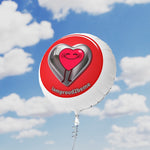 IAMPROUD2BEME HEART Mylar Helium Balloon (red)