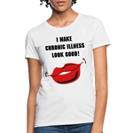 Women's T-Shirt Chronic Illness Awareness - white