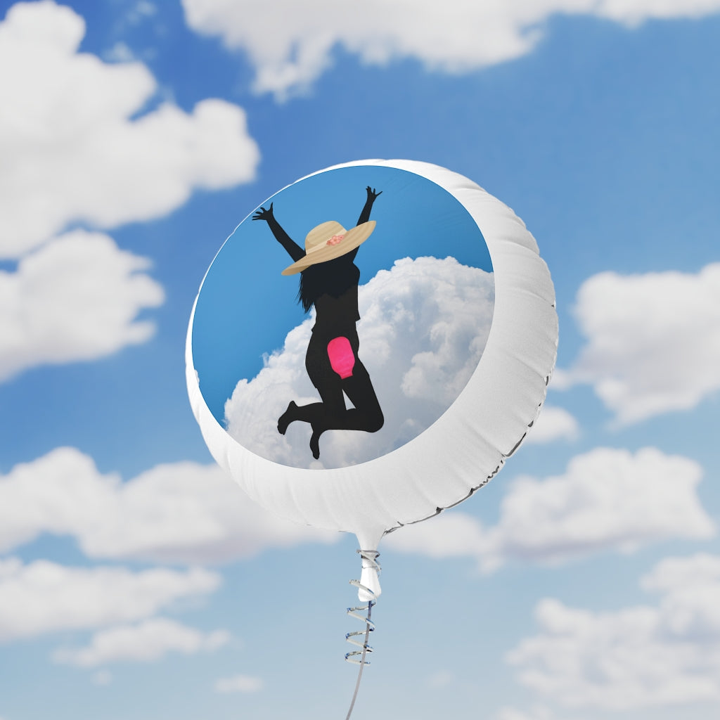 OSTOMY GIRL Mylar Helium Balloon