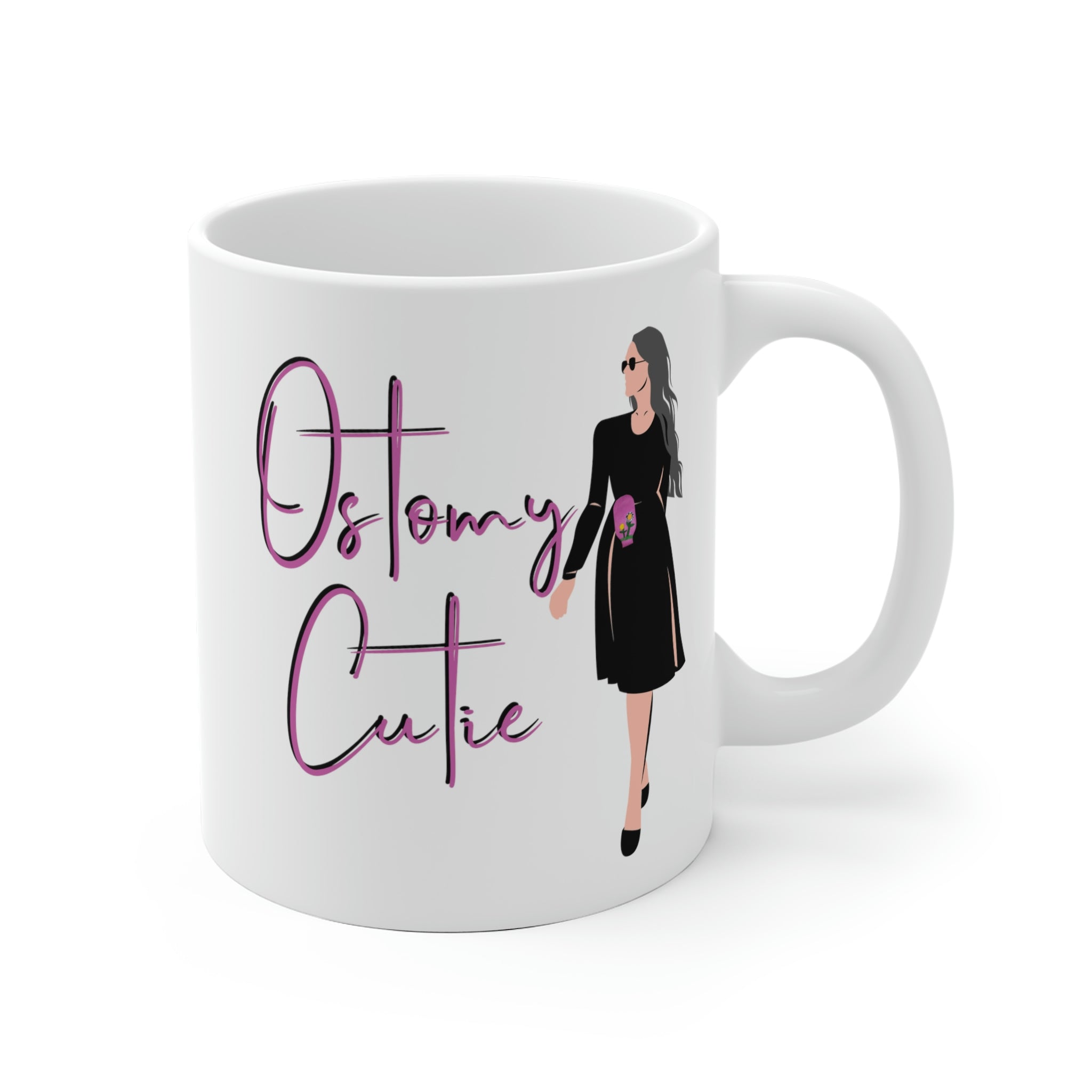 OSTOMY CUTIE White Ceramic Mug