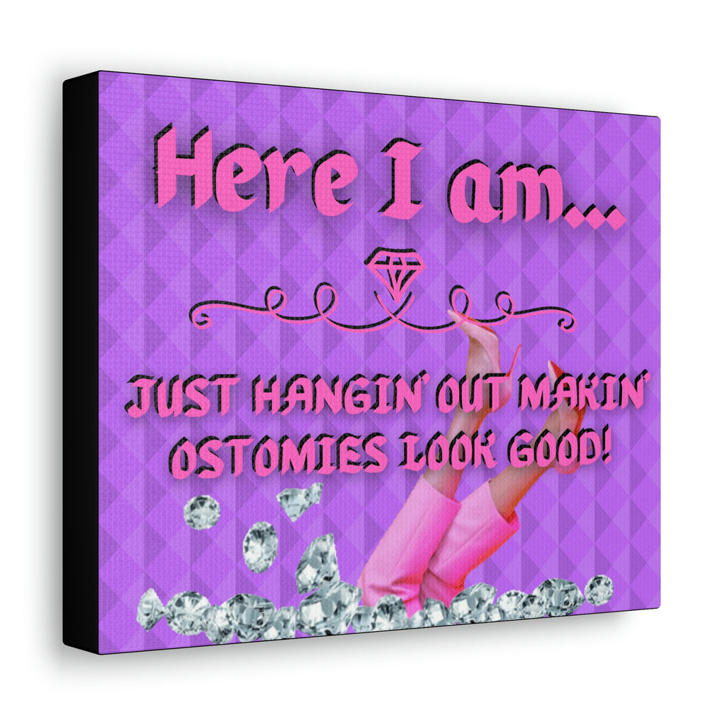 Makin' Ostomies Look Good (Canvas Gallery Wrap)