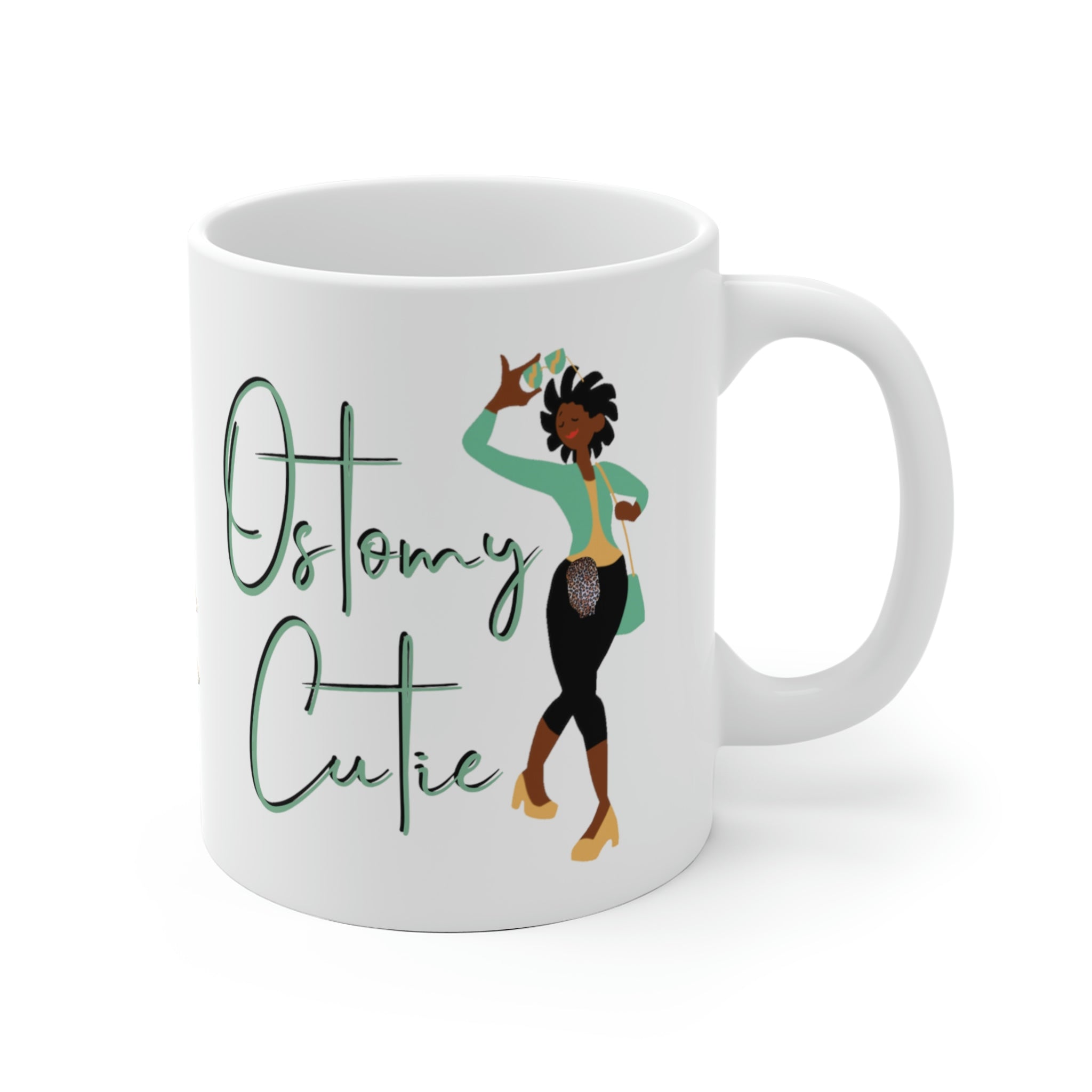 OSTOMY CUTIE White Ceramic Mug