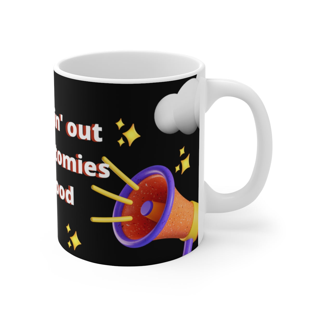 MAKIN' OSTOMIES LOOK GOOD White Ceramic Mug