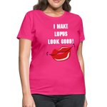 Women's T-Shirt Lupus Awareness - fuchsia
