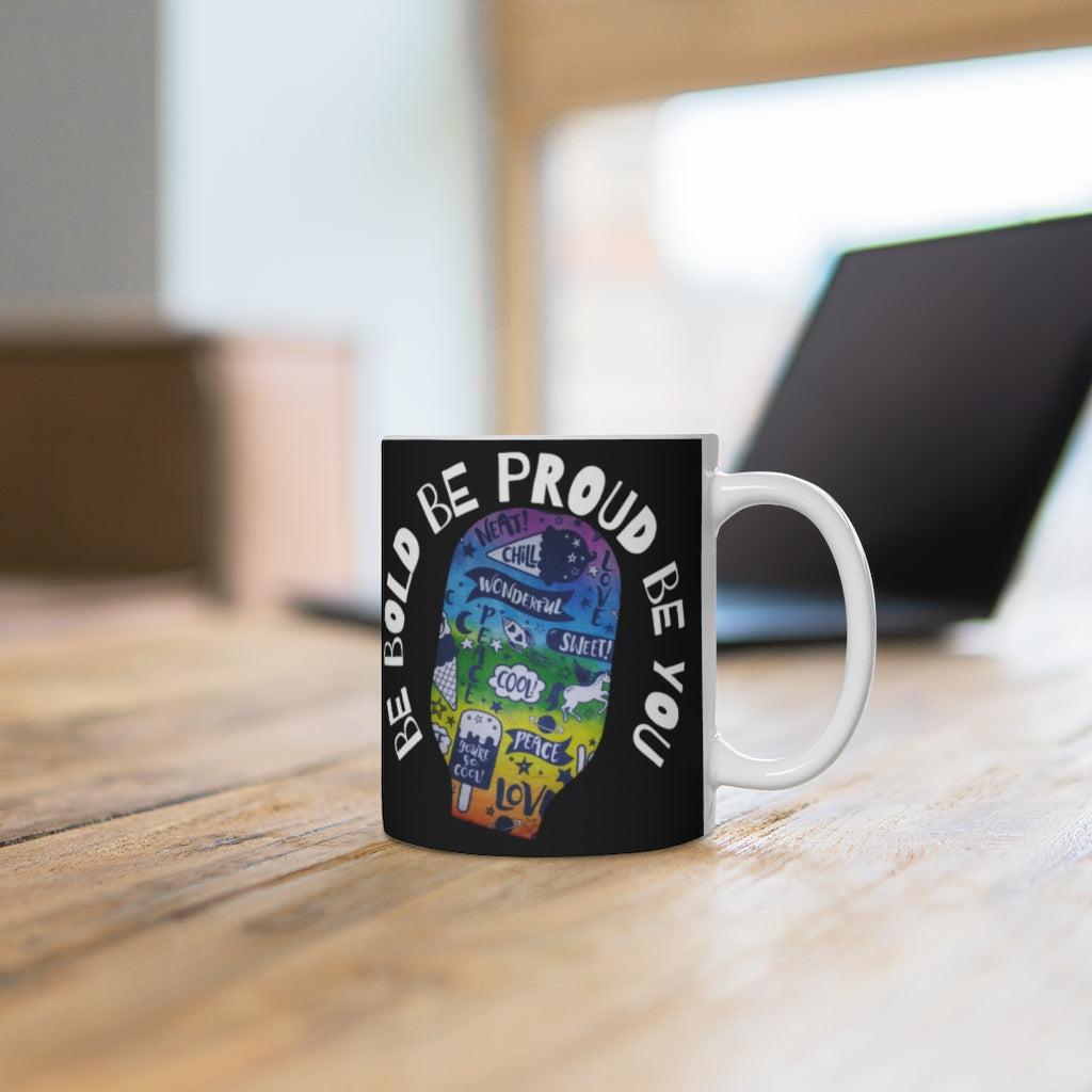 NORMAL IS BORING White Ceramic Mug