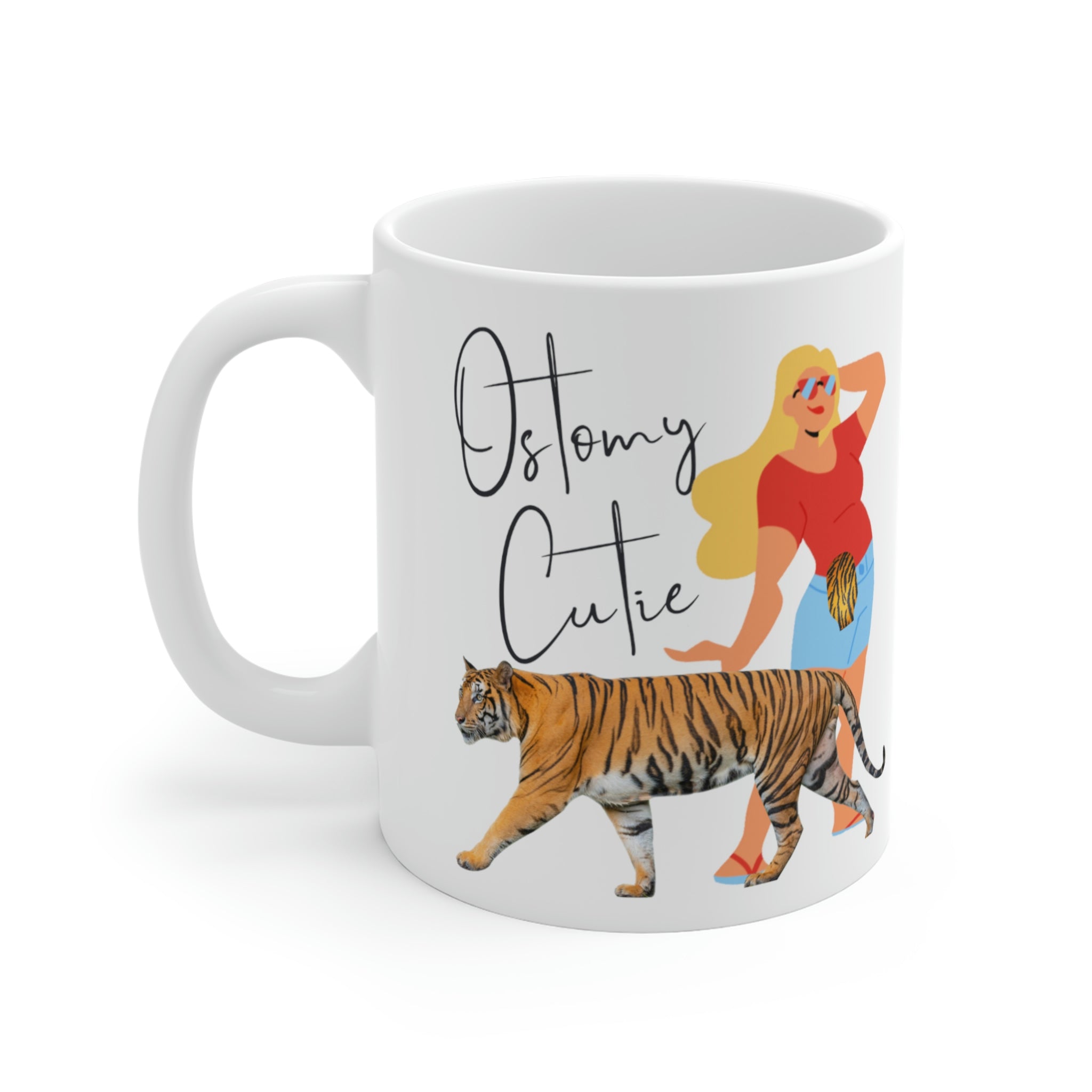 OSTOMY CUTIE White Ceramic Mug