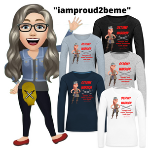 OSTOMY WARRIOR Premium Long Sleeve T-Shirt (gals)