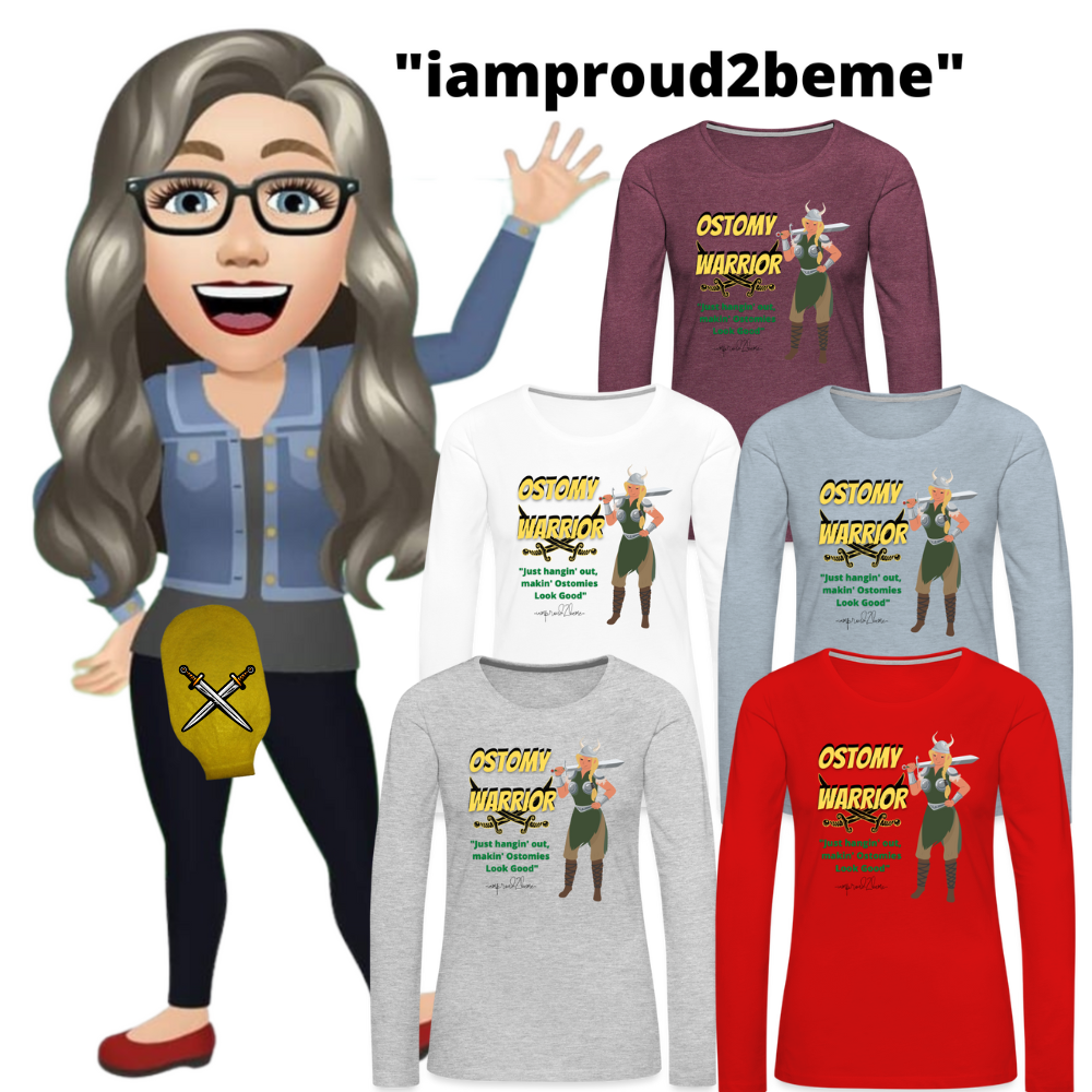 OSTOMY WARRIOR Premium Long Sleeve T-Shirt (gals)