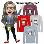 LIKE A BOSS PENGUIN Premium Long Sleeve T-Shirt (gals)