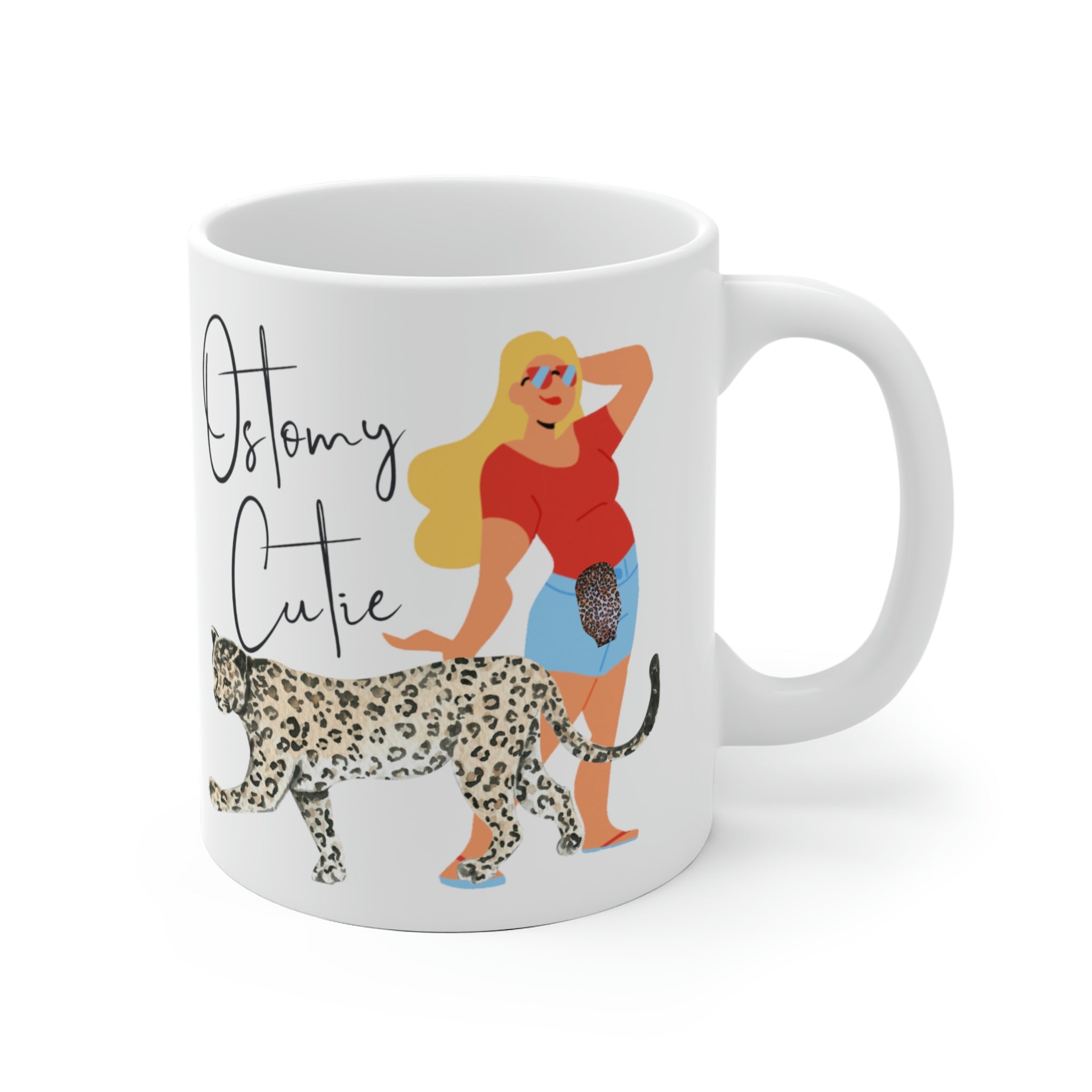 OSTOMY CUTIE White Ceramic Mug