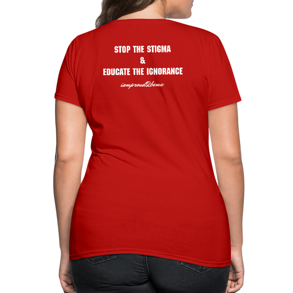 Women's T-Shirt Lupus Awareness - red