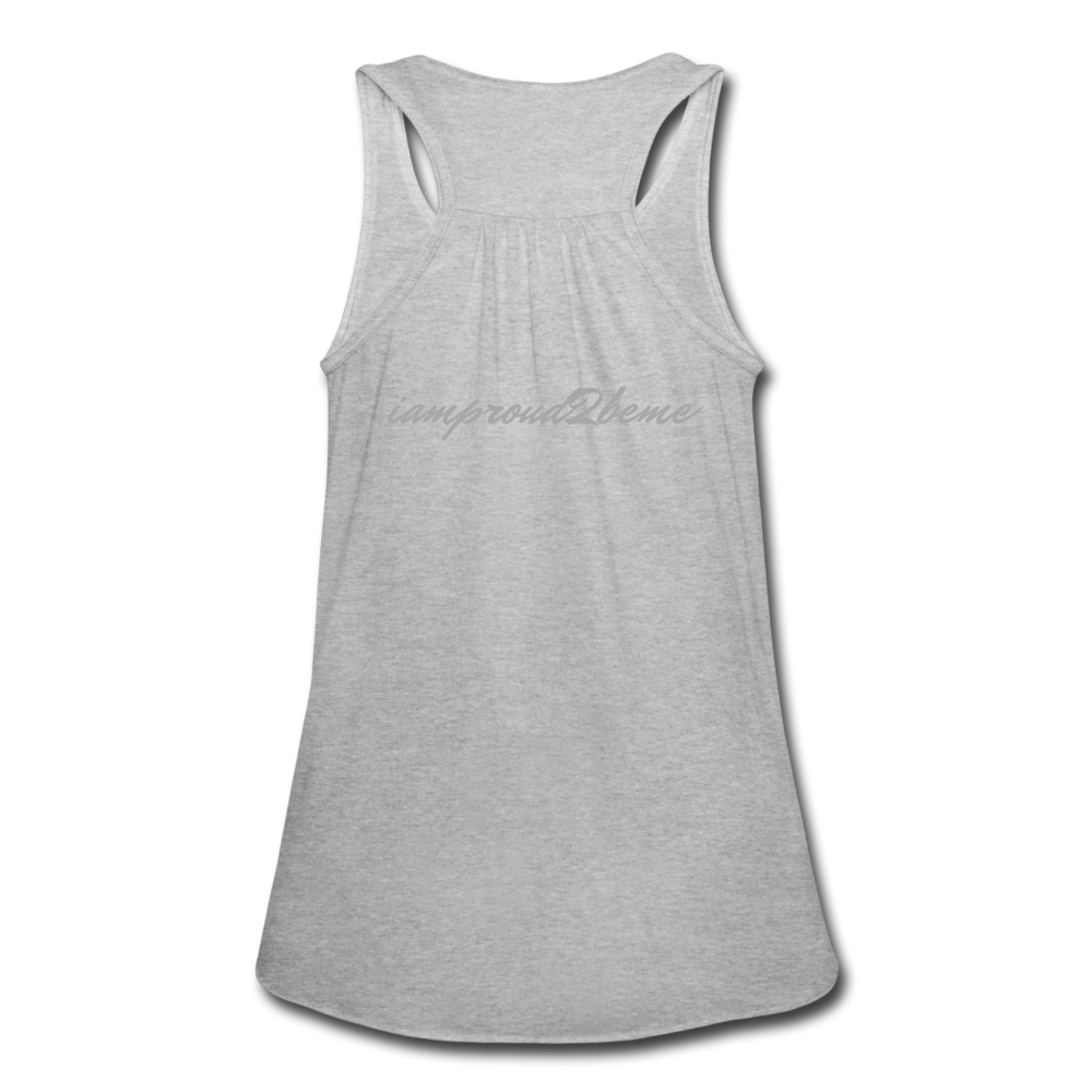 Women's Flowy Tank Top MIGRAINE HEADACHE - heather gray