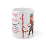 OSTOMY WARRIOR White Ceramic Mug