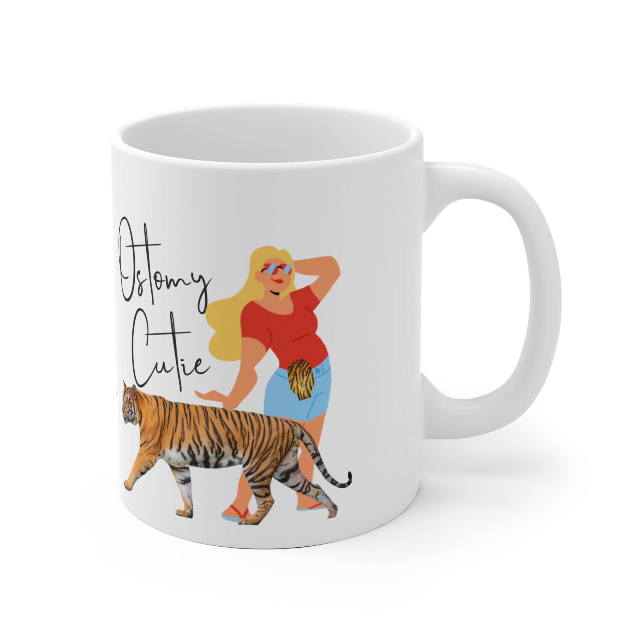 OSTOMY CUTIE White Ceramic Mug