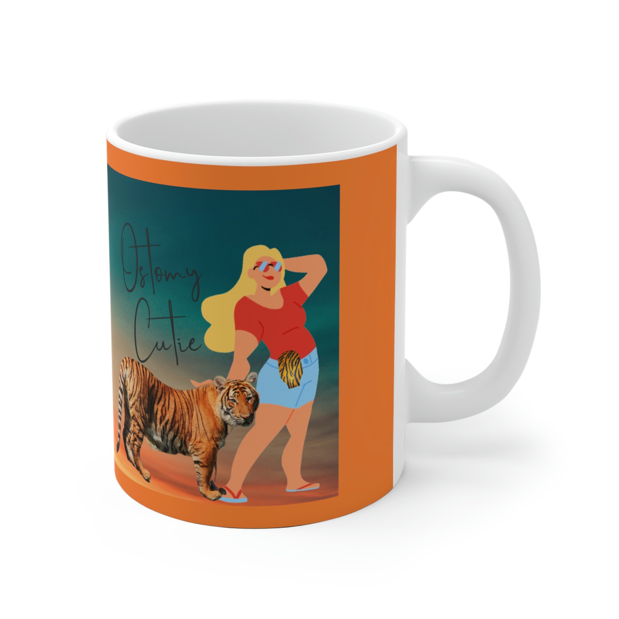 OSTOMY CUTIE White Ceramic Mug