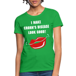 Women's T-Shirt Crohn's Disease Awareness - bright green