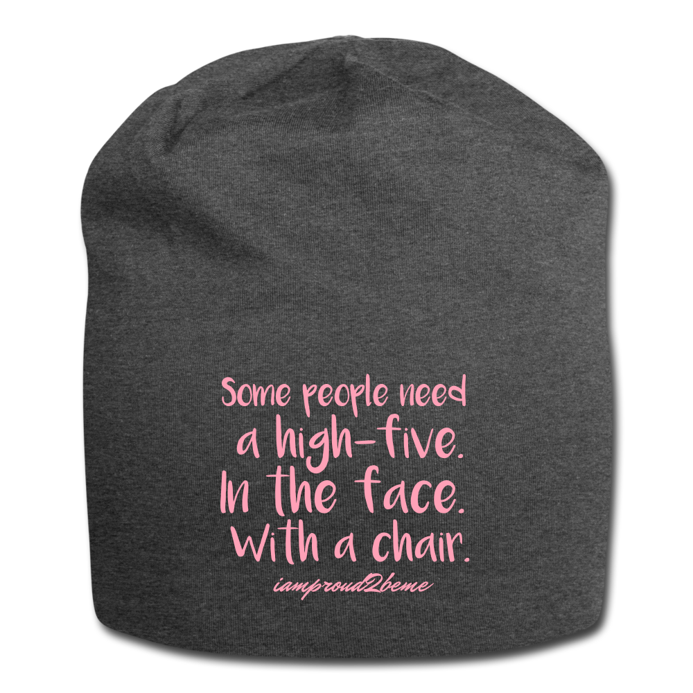 Jersey Beanie - charcoal gray