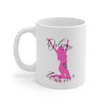 OSTOMY WARRIOR White Ceramic Mug (female)