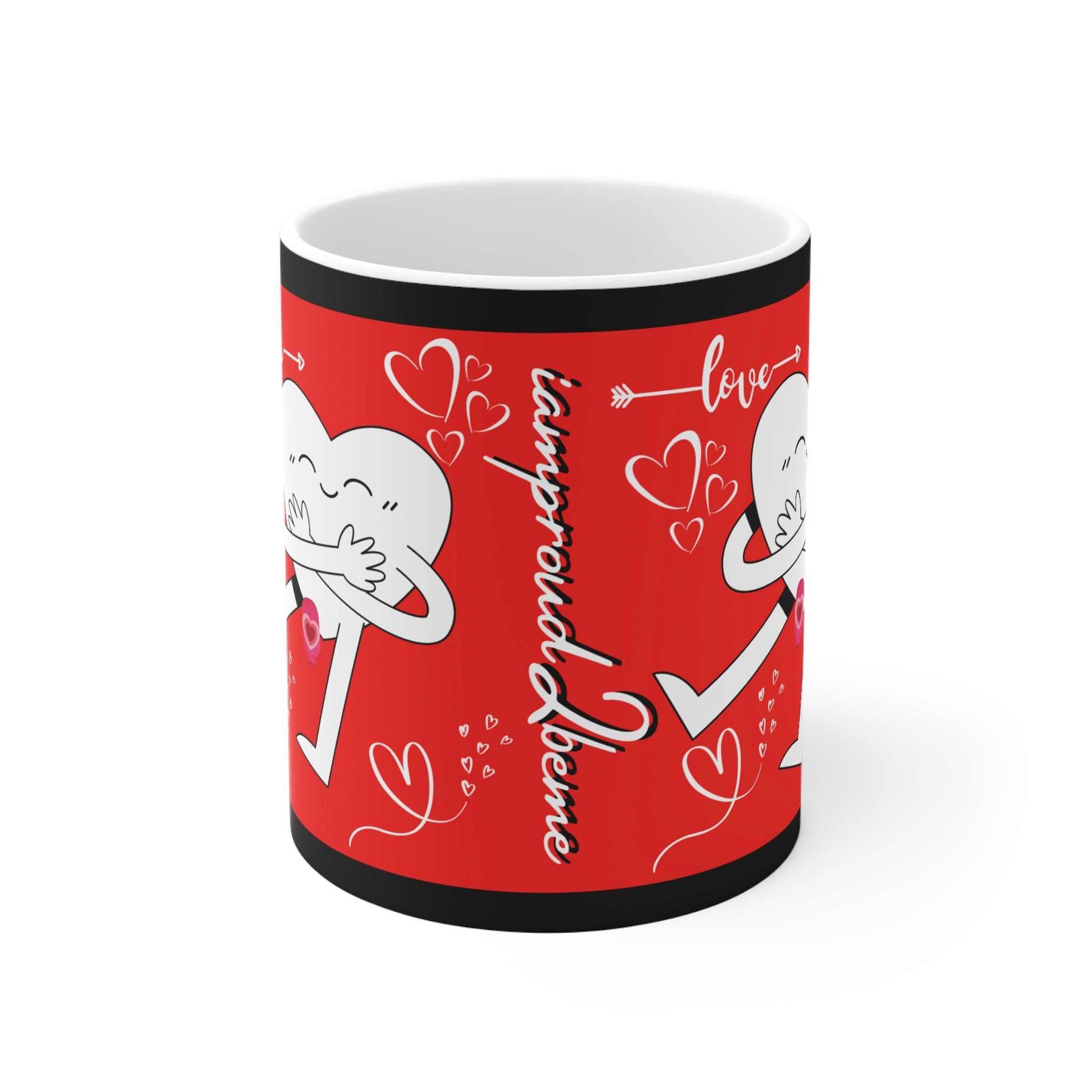 OSTOMY HEART LOVE White Ceramic Mug (valentines)