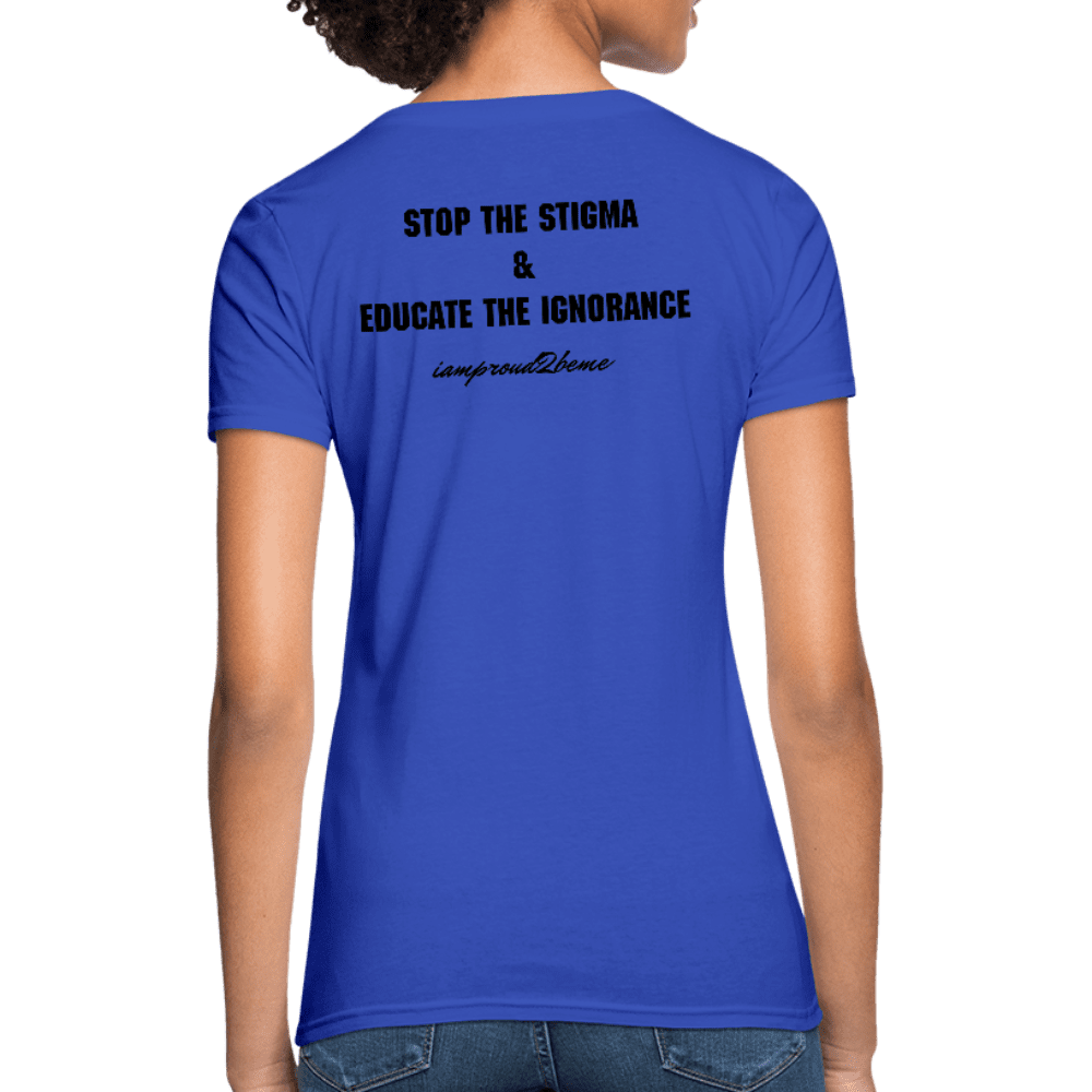 Women's T-Shirt Chronic Illness Awareness - royal blue