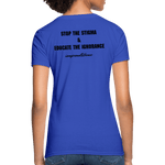 Women's T-Shirt Chronic Illness Awareness - royal blue