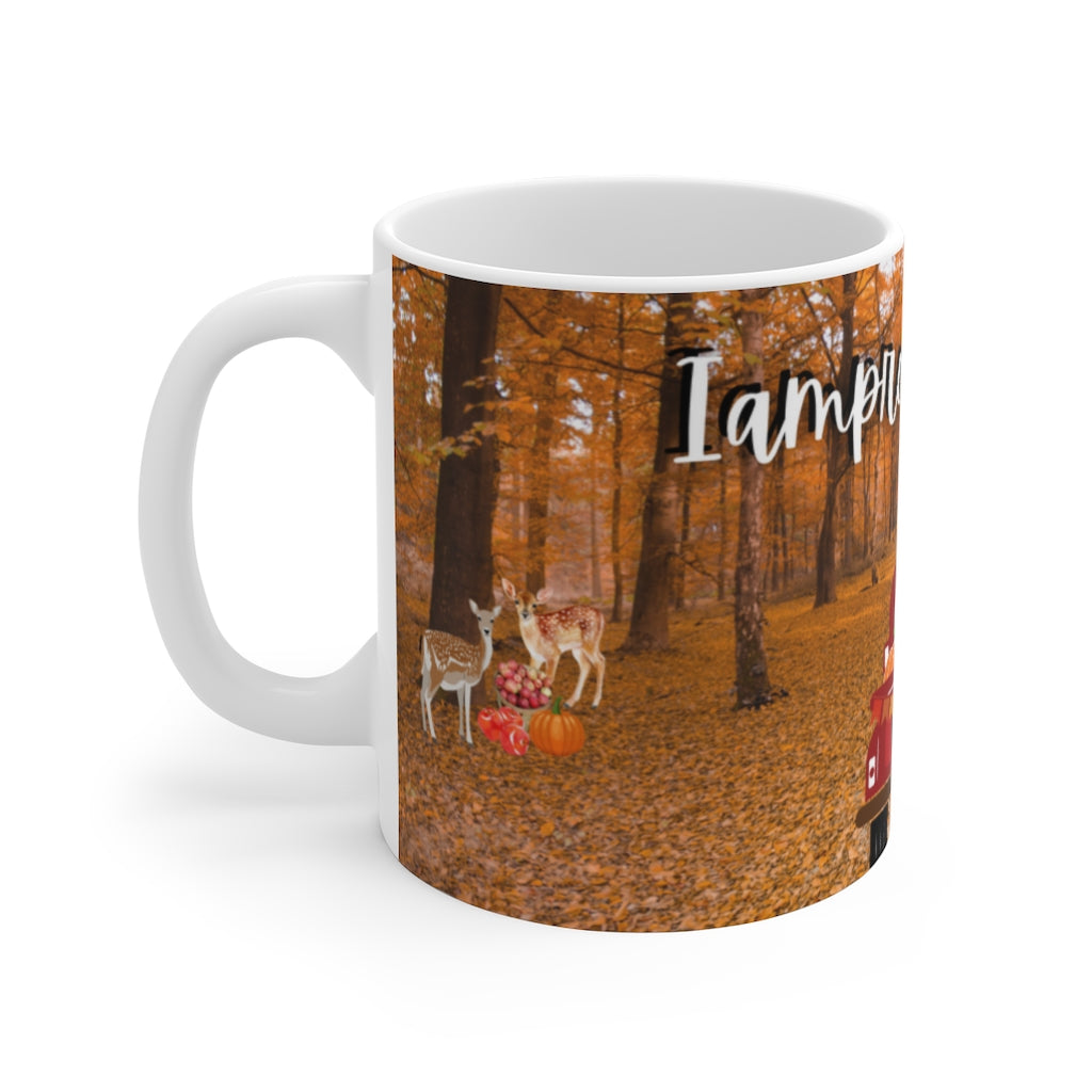 IAMPROUD2BEME FALL White Ceramic Mug