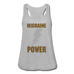 Women's Flowy Tank Top MIGRAINE HEADACHE - heather gray