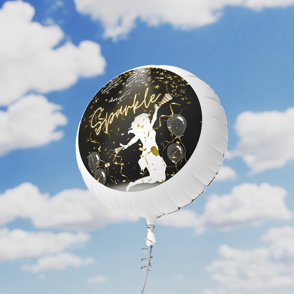 SPARKLE Mylar Helium Balloon
