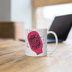 LIVING THE BEST LIFE OSTOMY BAG White Ceramic Mug