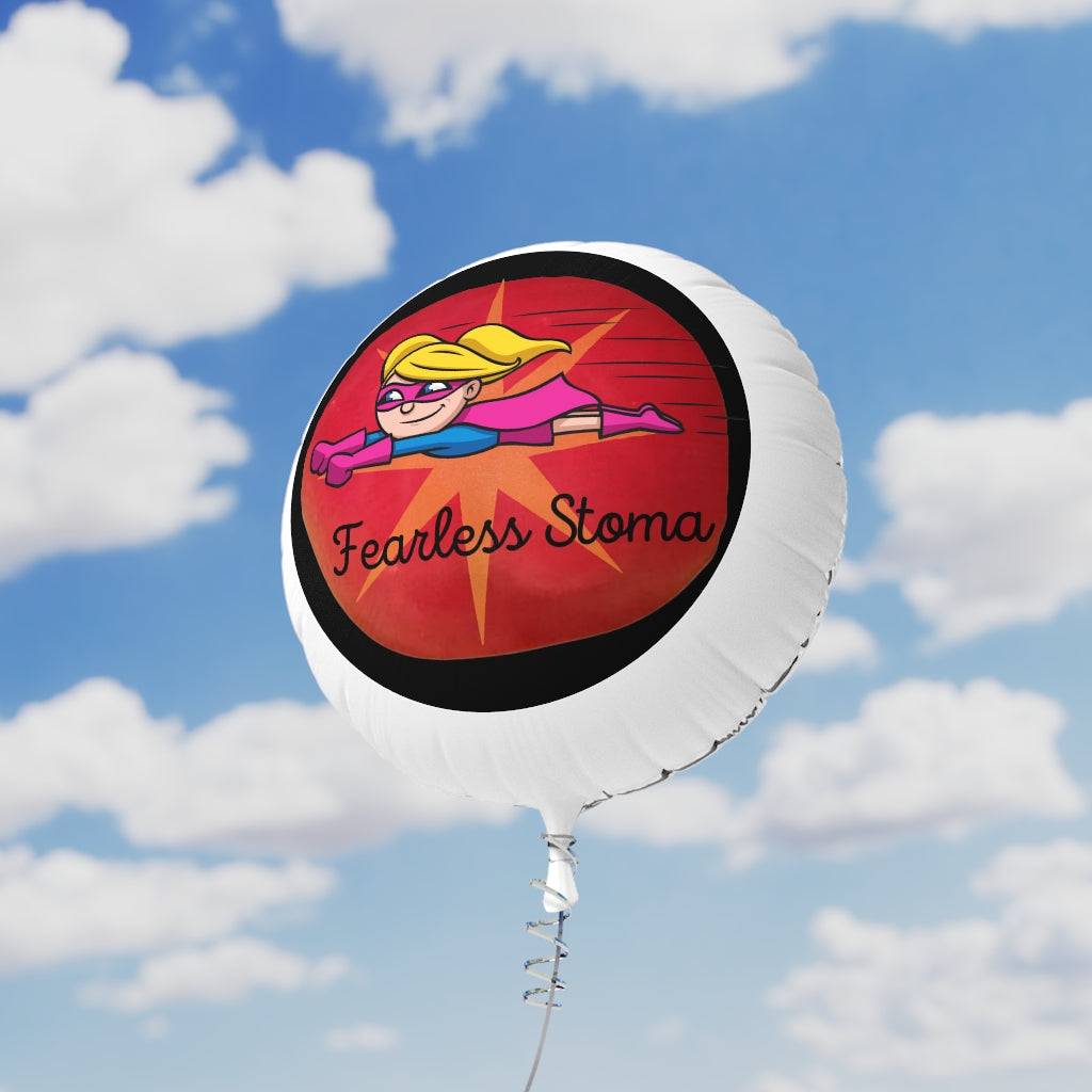 FEARLESS STOMA Mylar Helium Balloon