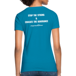 Women's T-Shirt Crohn's Disease Awareness - turquoise