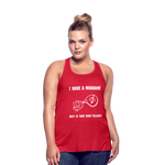 Women's Flowy Tank Top MIGRAINE HEADACHE - red
