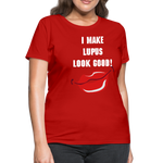 Women's T-Shirt Lupus Awareness - red