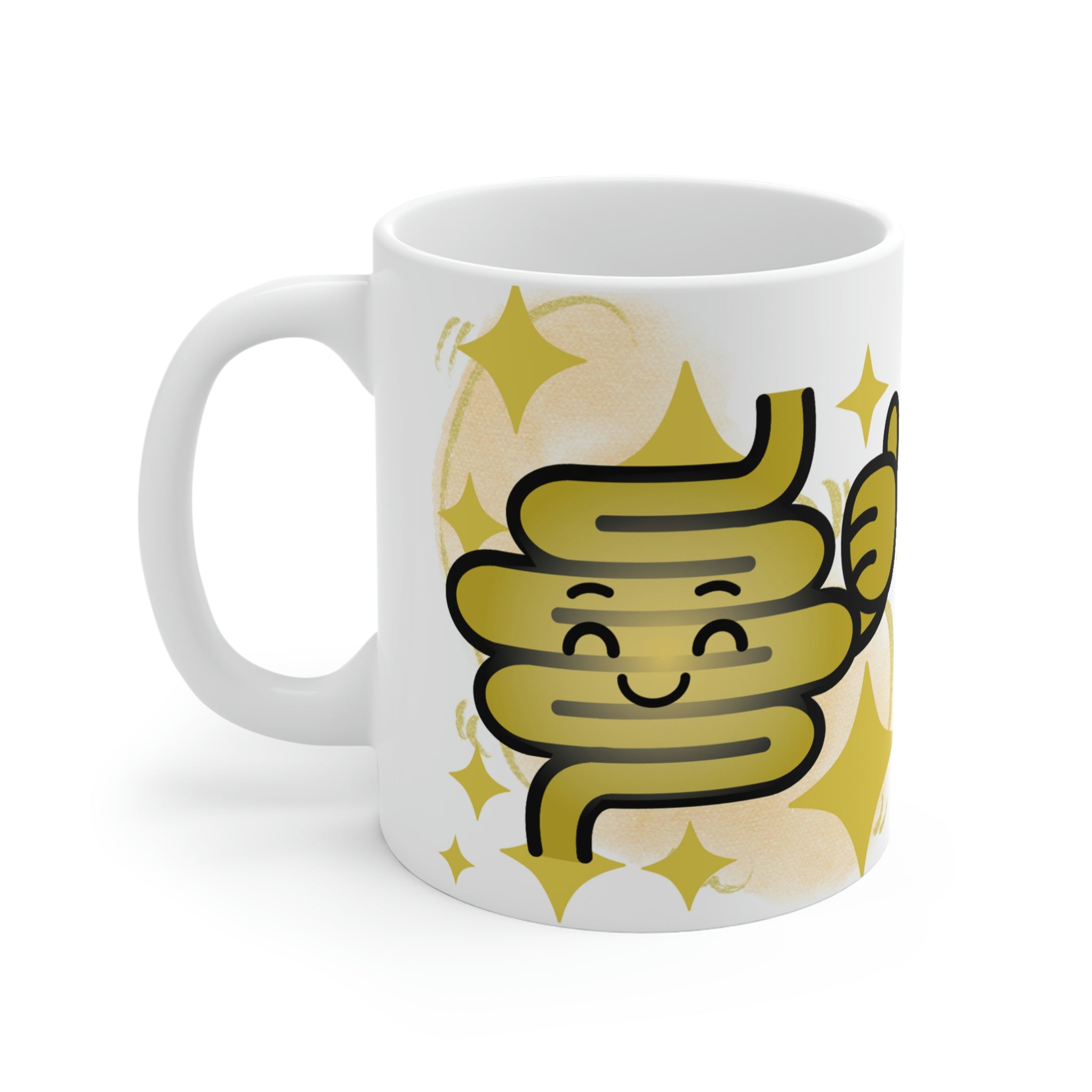 OSTOMY LIFE SHIT-UATION White Ceramic Mug