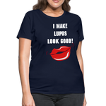 Women's T-Shirt Lupus Awareness - navy