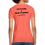 Women's T-Shirt Chronic Illness Awareness - heather coral