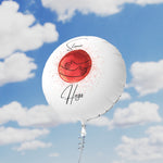 STOMA HUGS Mylar Helium Balloon (white)