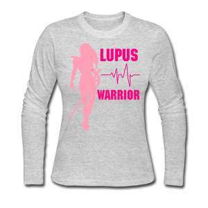 Women's Long Sleeve Jersey T-Shirt - gray