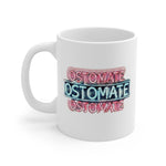 OSTOMATE White Ceramic Mug