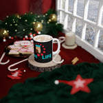 LIVIN' A BAGnificent LIFE White Ceramic Mug (female)