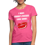 Women's T-Shirt Crohn's Disease Awareness - heather pink